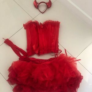 Used devil costume! Only wore once! Like new